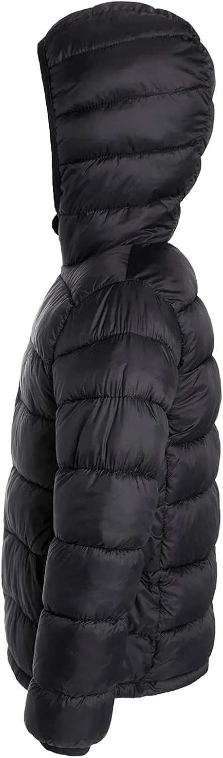 Hooded Puffer Jackets for Boys and Girls  Lightweight and Packable  Autumn and Winter Coat, Warm and Comfy
