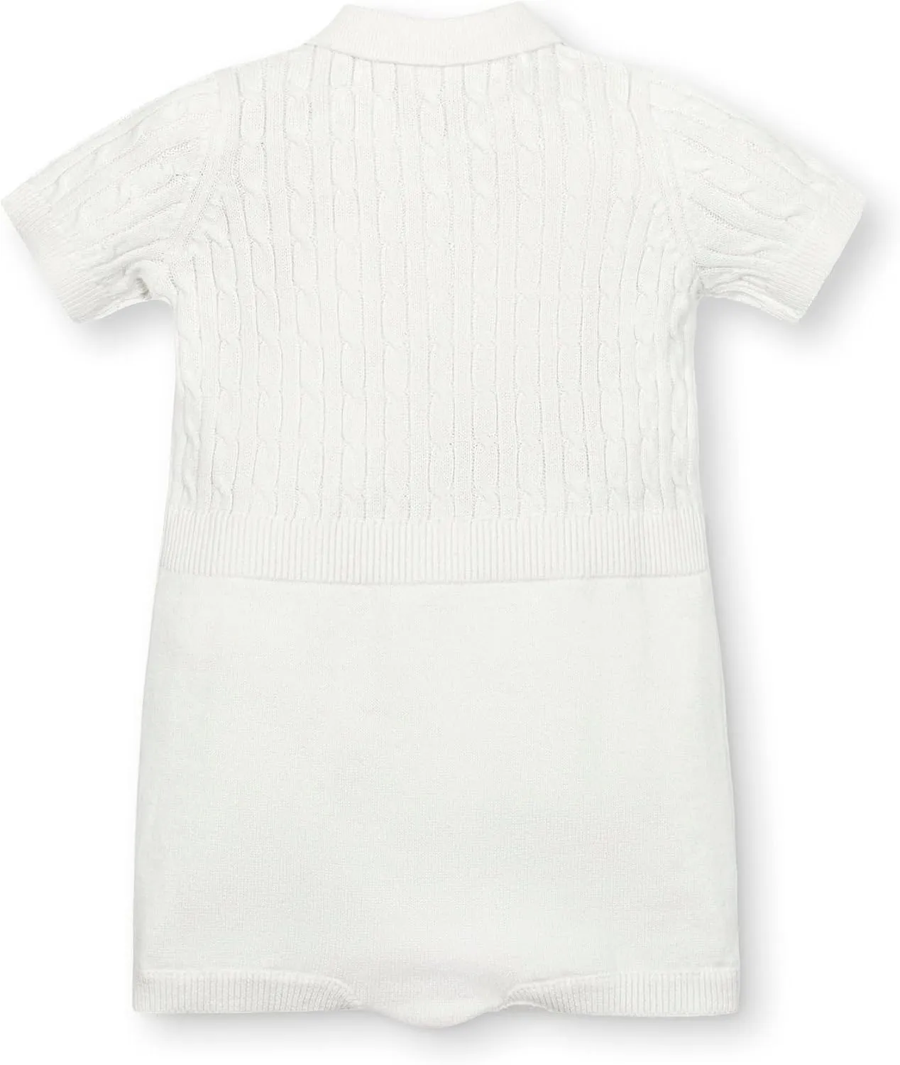Hope & Henry Organic Cotton Sweater Romper with Button Front