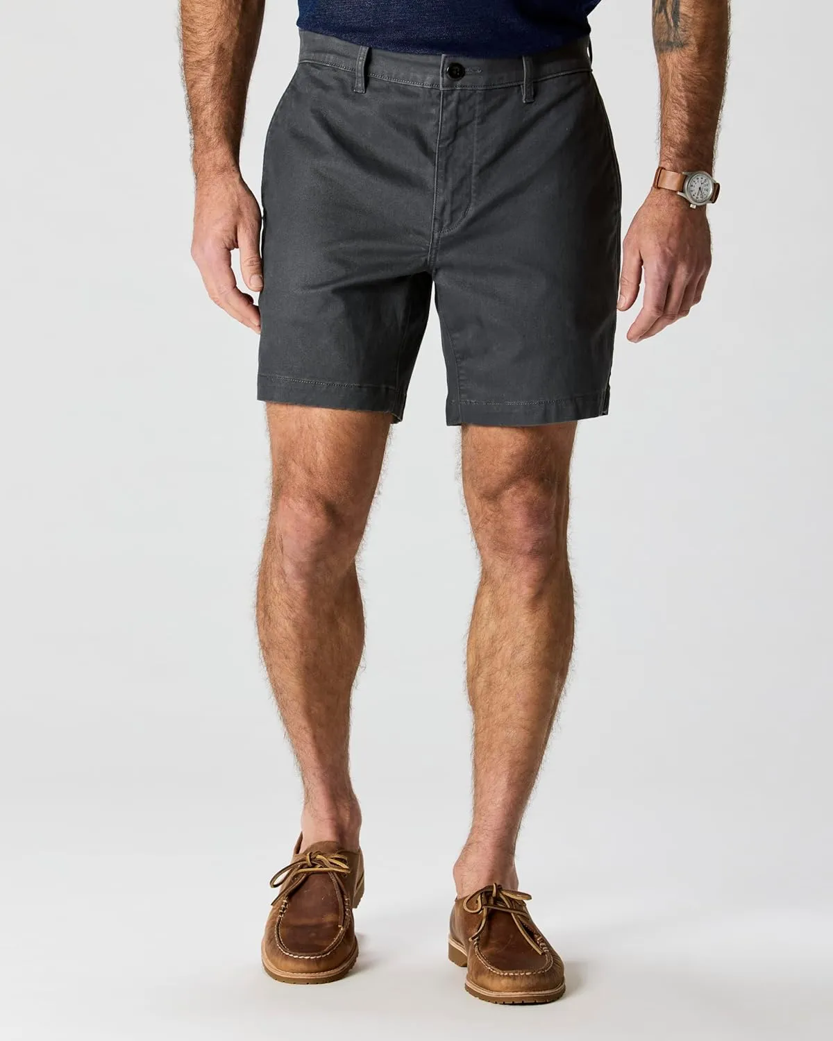 Huckberry Flint and Tinder Men's 365 Chino Short, Stretch Comfort Men's Shorts