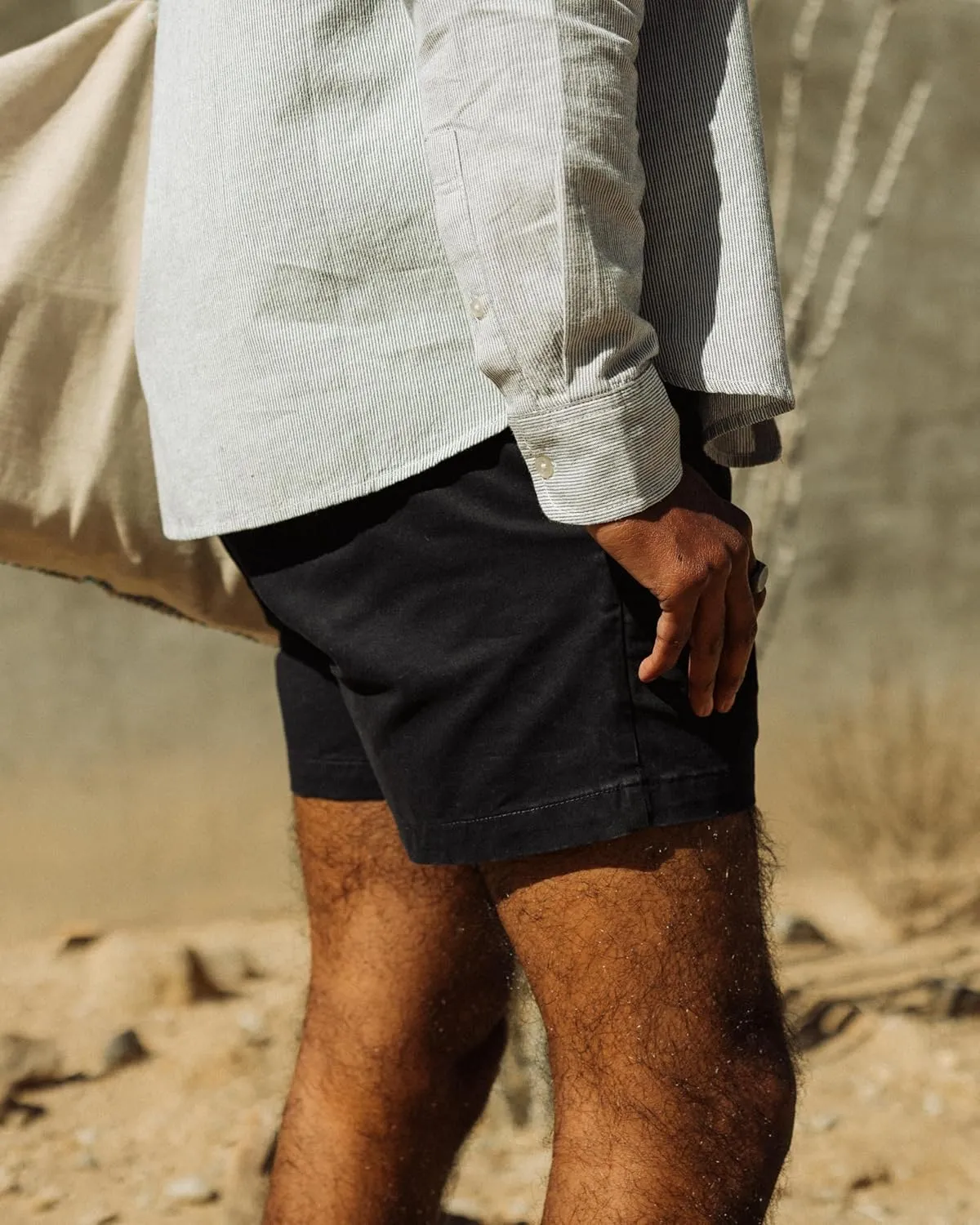 Huckberry Flint and Tinder Men's 365 Chino Short, Stretch Comfort Men's Shorts