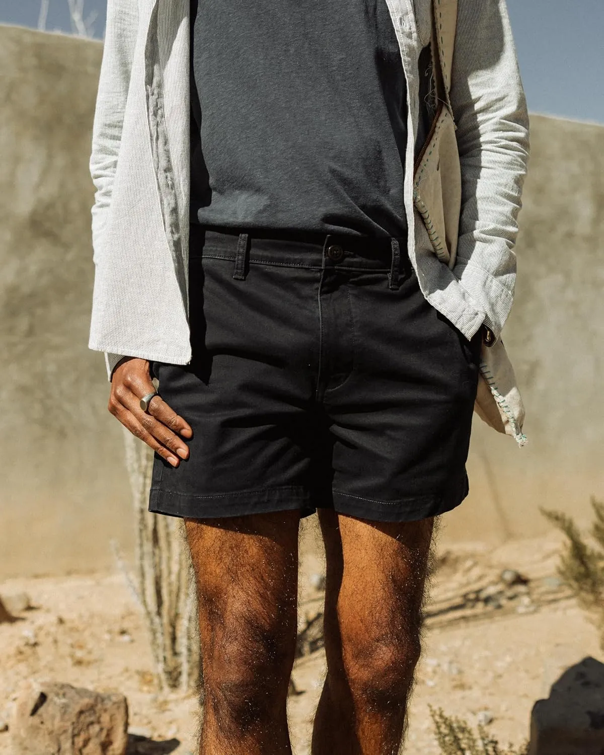 Huckberry Flint and Tinder Men's 365 Chino Short, Stretch Comfort Men's Shorts