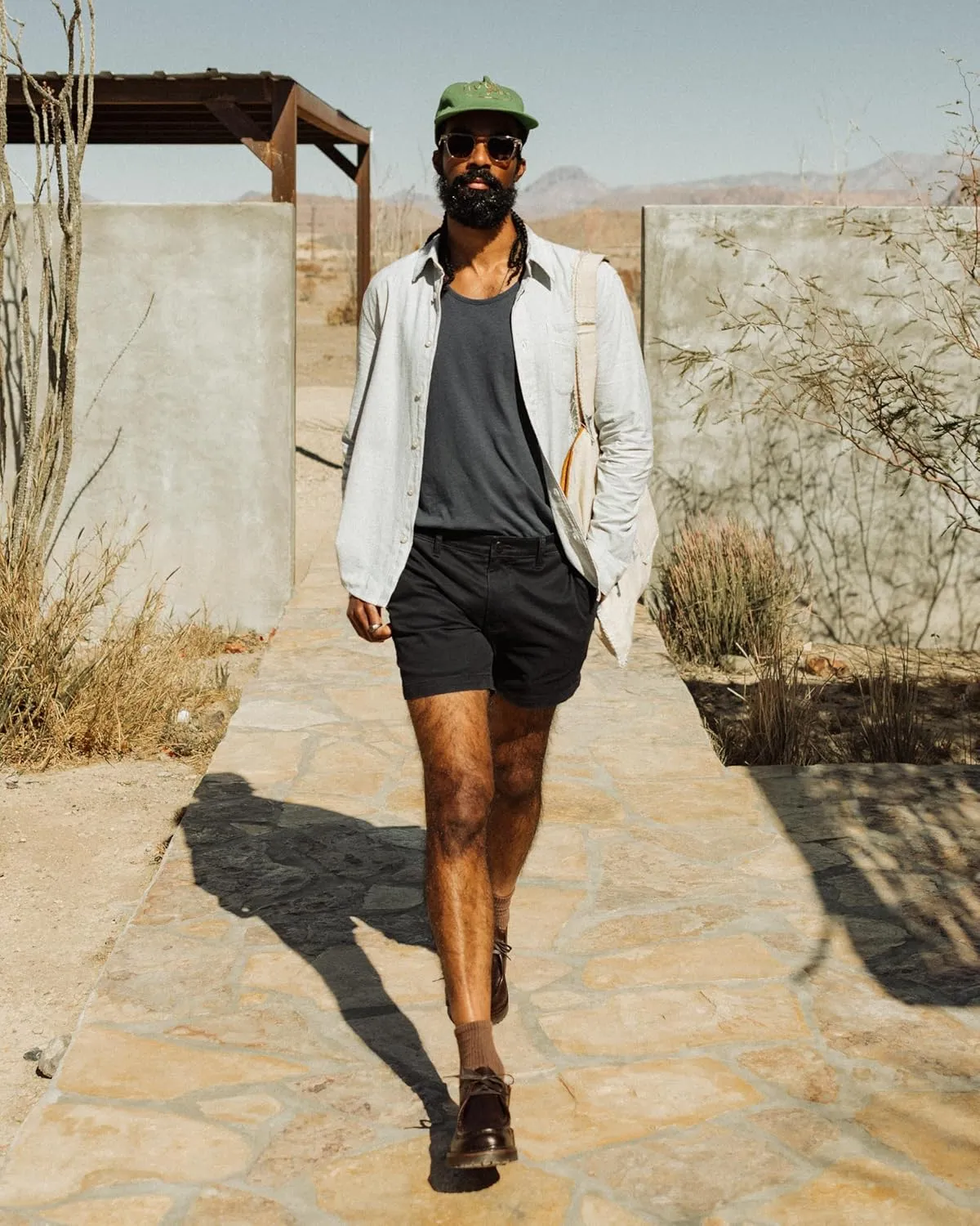 Huckberry Flint and Tinder Men's 365 Chino Short, Stretch Comfort Men's Shorts