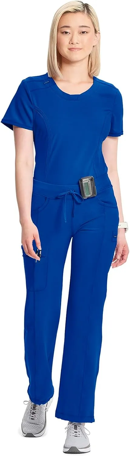 Infinity by Cherokee Straight Leg Drawstring Women Scrub Pants 360 Stretch with 4 Pockets 1123A