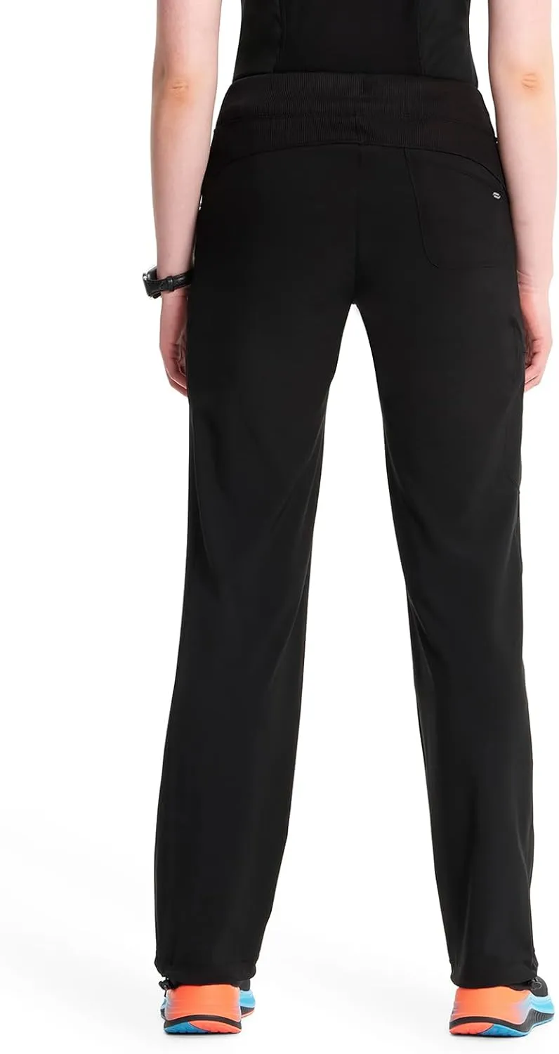 Infinity by Cherokee Straight Leg Drawstring Women Scrub Pants 360 Stretch with 4 Pockets 1123A