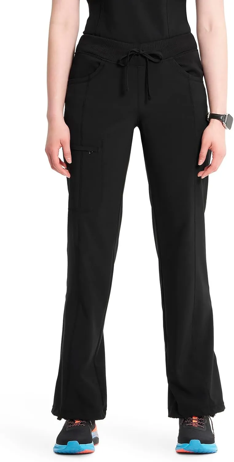Infinity by Cherokee Straight Leg Drawstring Women Scrub Pants 360 Stretch with 4 Pockets 1123A