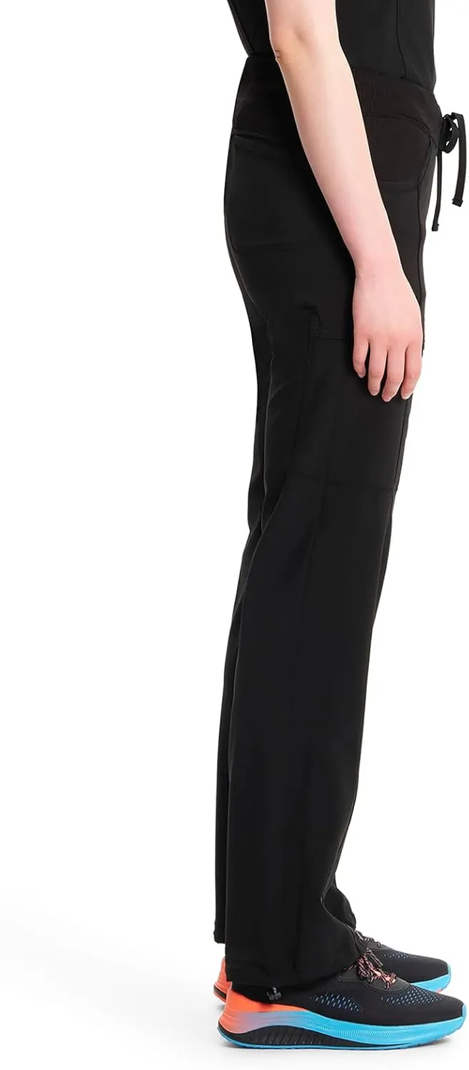Infinity by Cherokee Straight Leg Drawstring Women Scrub Pants 360 Stretch with 4 Pockets 1123A