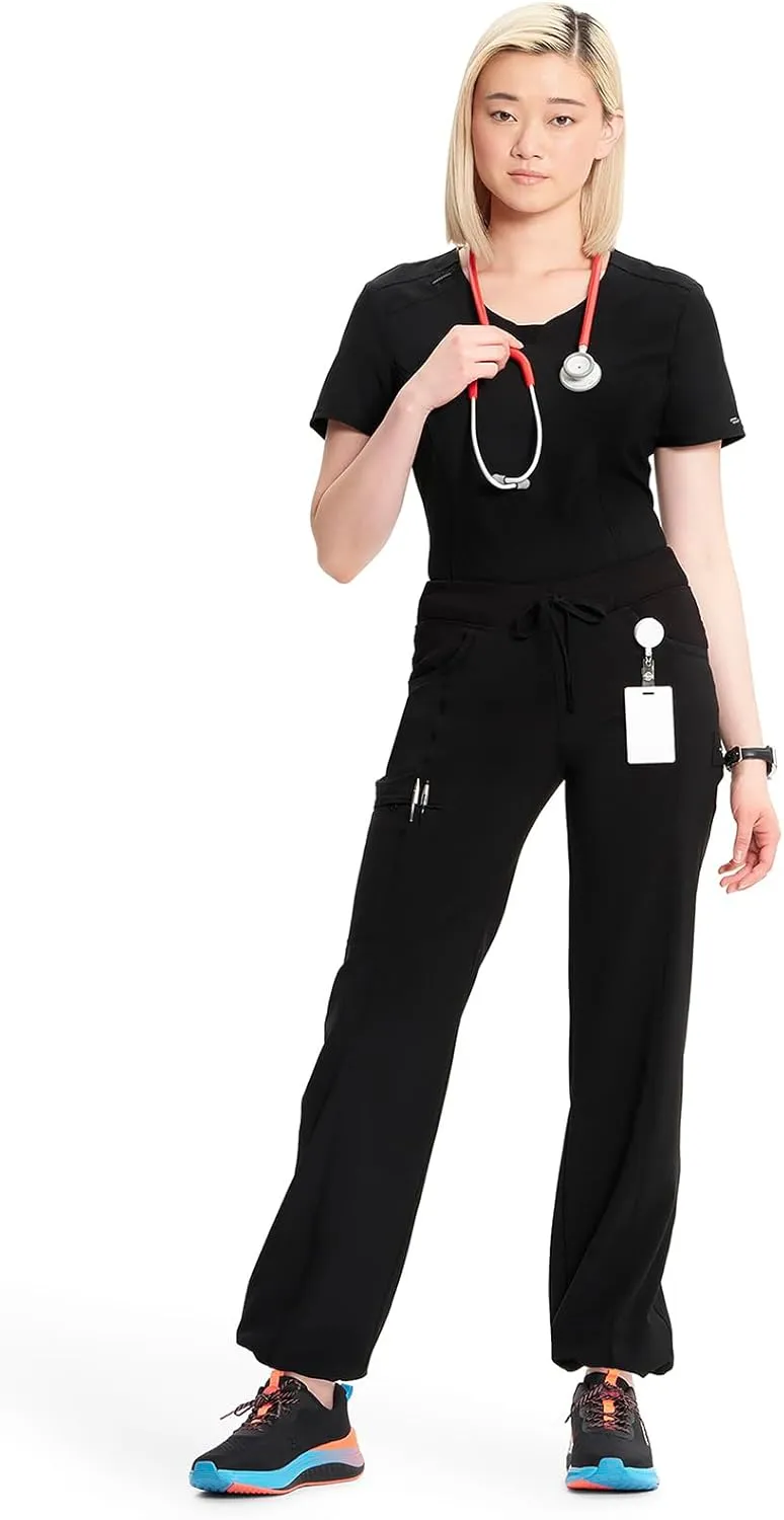 Infinity by Cherokee Straight Leg Drawstring Women Scrub Pants 360 Stretch with 4 Pockets 1123A