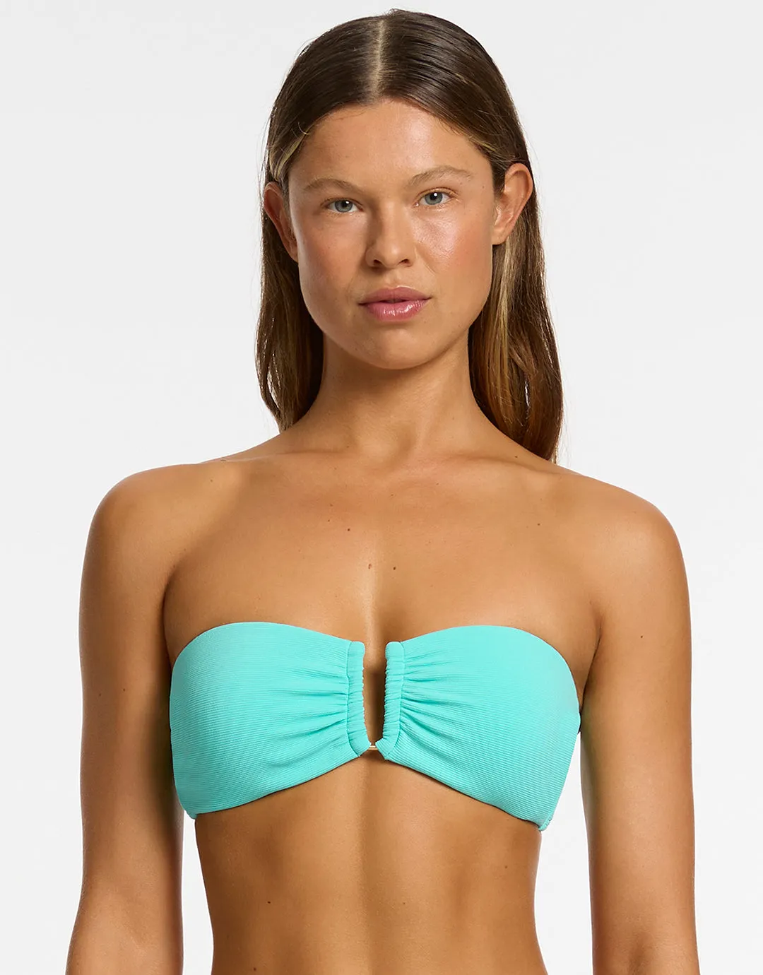 Isla Rib U Trim Bandeau Bikini Top - Dolce