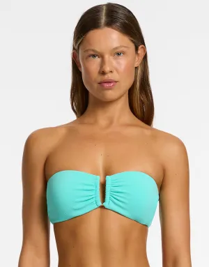 Isla Rib U Trim Bandeau Bikini Top - Dolce