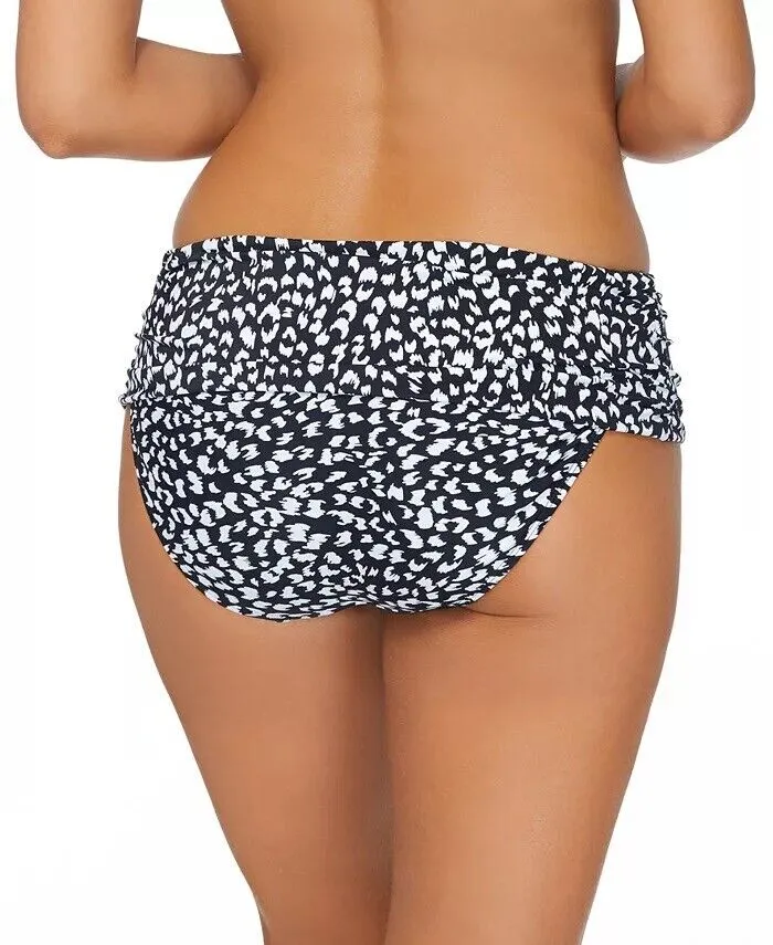 Island Escape Animal Kingdom Tahiti Printed Bikini Bottoms, Size 16