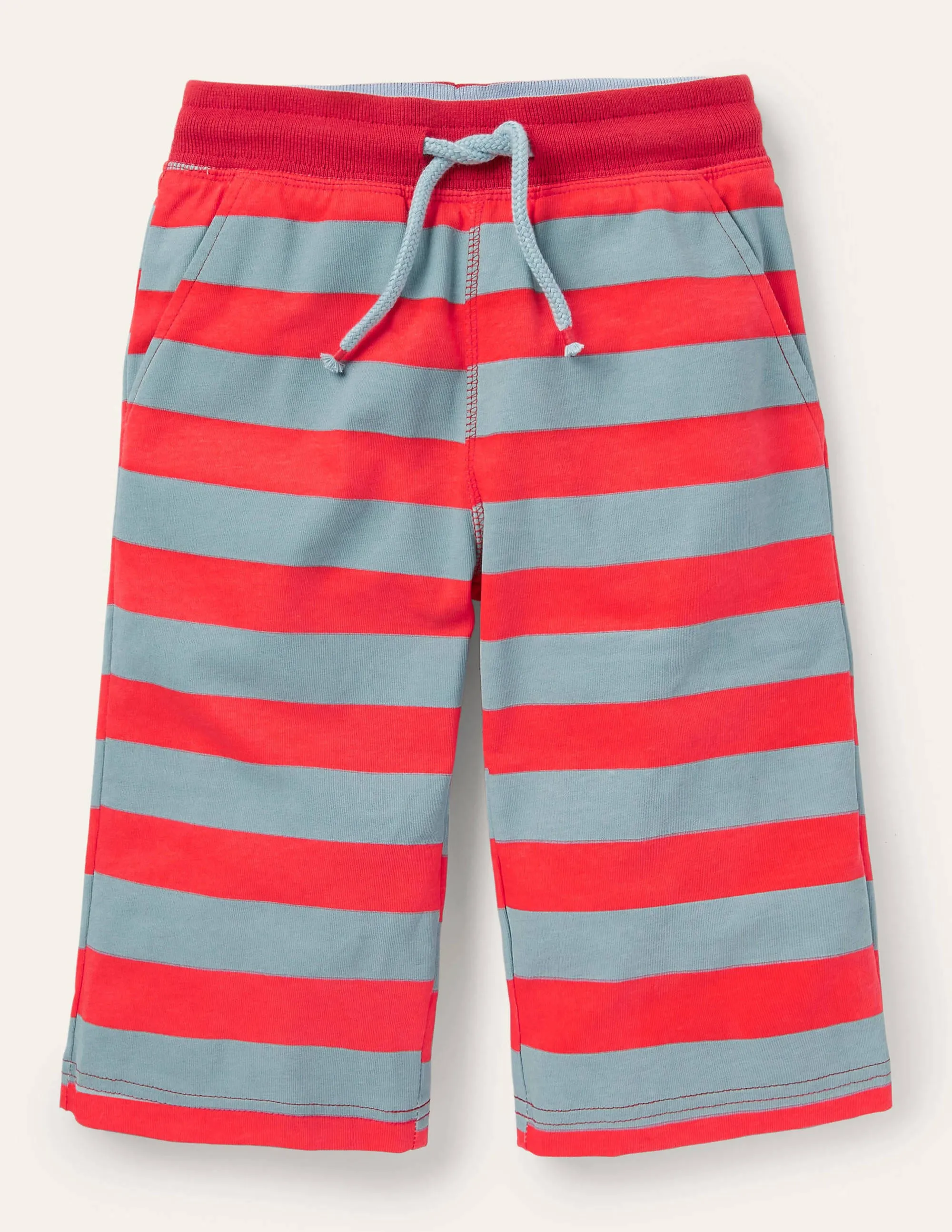 Jersey Baggies-Strawberry Tart Red/Misty Blue