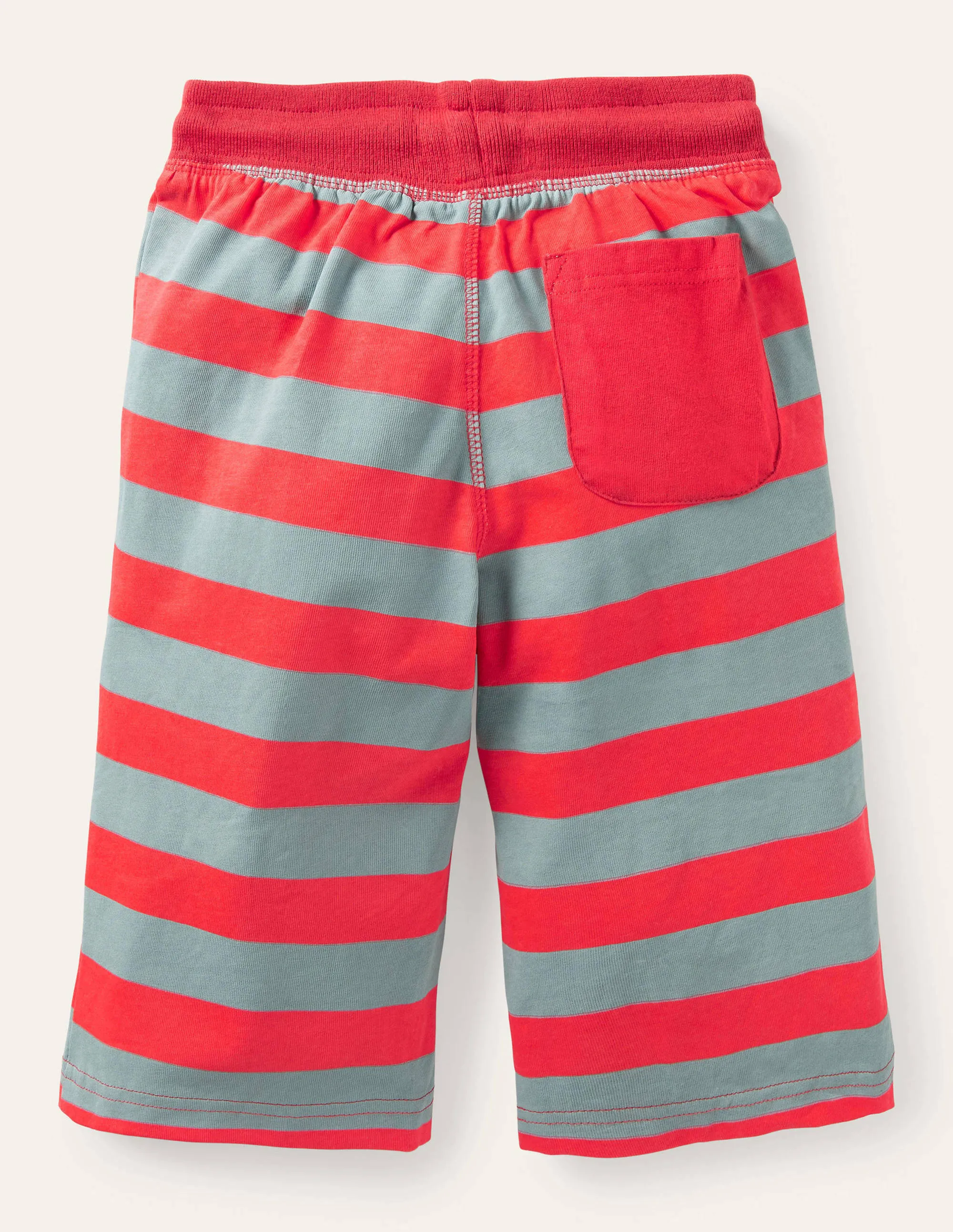 Jersey Baggies-Strawberry Tart Red/Misty Blue