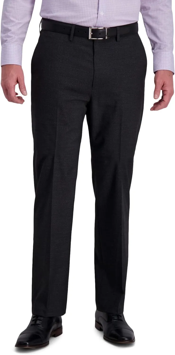 J.M. Haggar Men's Classic Fit Flat Front Dress Pant-Regular and Big & Tall Sizes