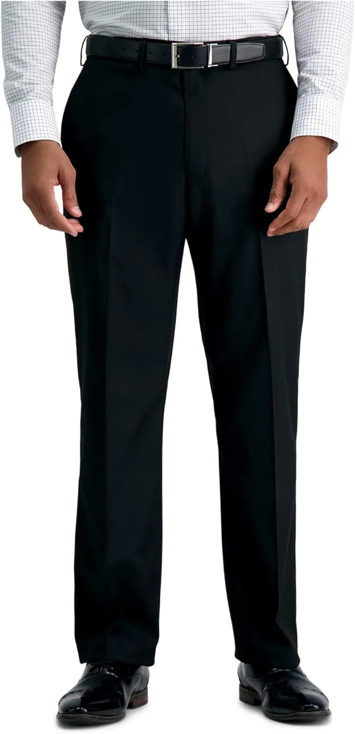 J.M. Haggar Men's Classic Fit Flat Front Dress Pant-Regular and Big & Tall Sizes