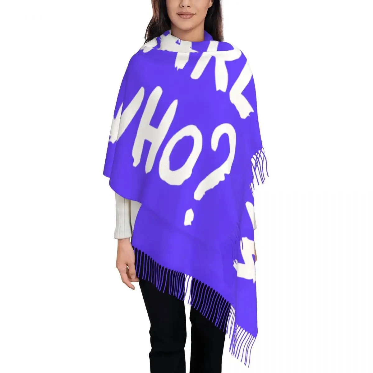 Karl Who? Slogan Scarf – Unisex Winter Scarf
