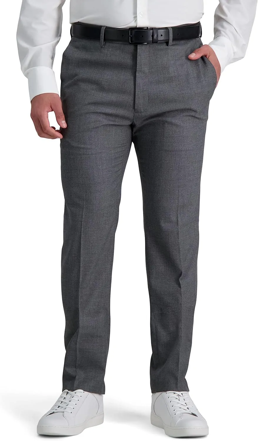 Kenneth Cole REACTION Men's Solid Performance Slim Fit Dress Pant
