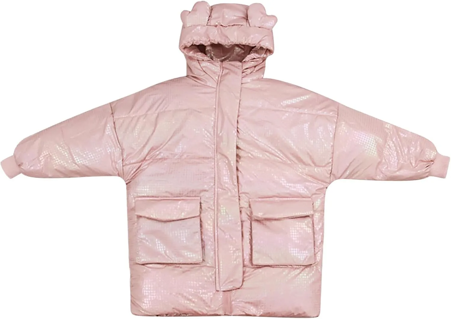 Kids Toddler Baby Girls Boys Winter Warm Thick Solid Cotton Long Sleeve Padded Jacket Coat Clothes Kids (B, 7-8 Years)