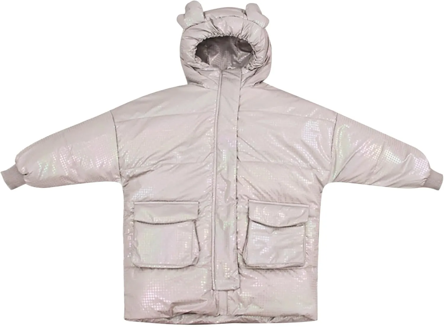 Kids Toddler Baby Girls Boys Winter Warm Thick Solid Cotton Long Sleeve Padded Jacket Coat Clothes Kids (D, 7-8 Years)