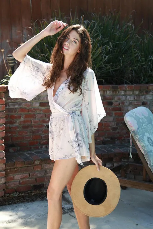 KIMONO WRAP ROMPER