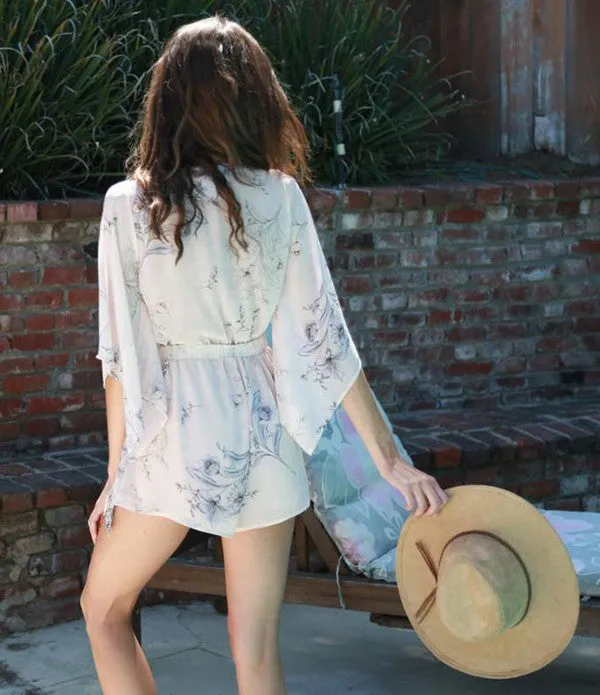 KIMONO WRAP ROMPER