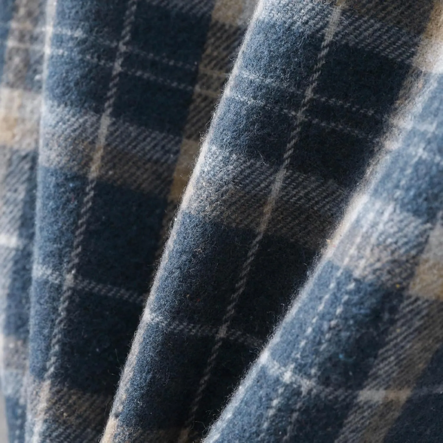 Kingspinner Mens Plaid Shirt Long Sleeves Classic Hooded Shirt Button Down Shirts Jacket Tops Hoodie Jackets