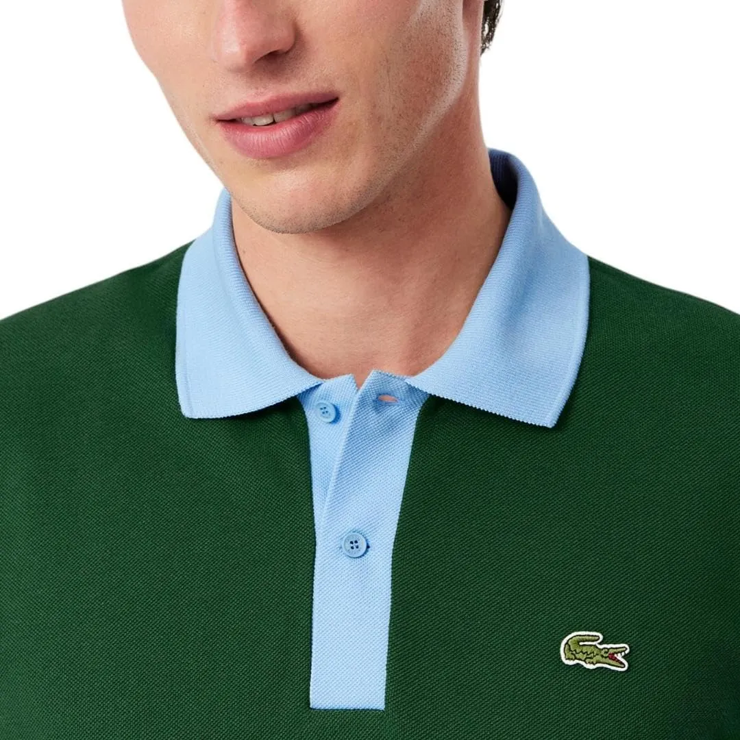 Lacoste Men's Classic Fit Contrast Pique Polo
