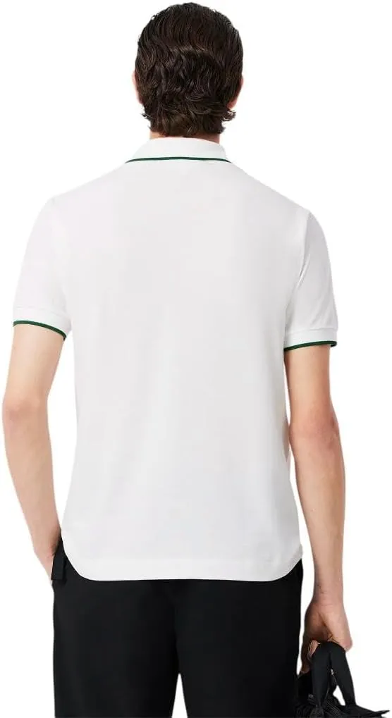 Lacoste Men's Classic Fit Contrast Pique Polo