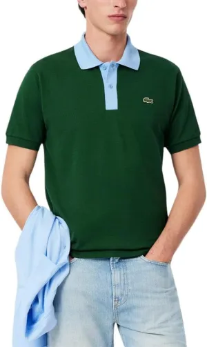 Lacoste Men's Classic Fit Contrast Pique Polo