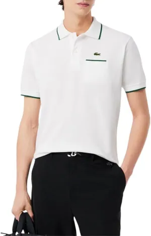 Lacoste Men's Classic Fit Contrast Pique Polo