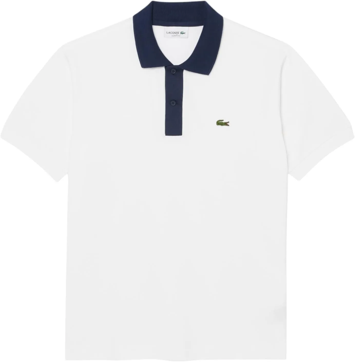 Lacoste Men's Classic Fit Contrast Pique Polo