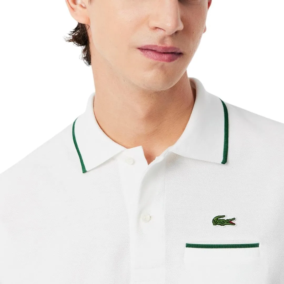 Lacoste Men's Classic Fit Contrast Pique Polo