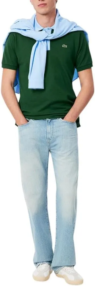 Lacoste Men's Classic Fit Contrast Pique Polo