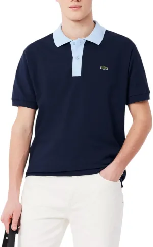 Lacoste Men's Classic Fit Contrast Pique Polo