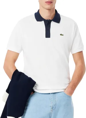 Lacoste Men's Classic Fit Contrast Pique Polo