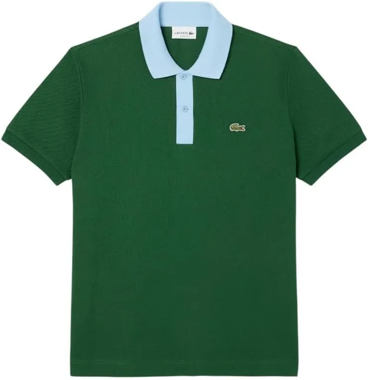 Lacoste Men's Classic Fit Contrast Pique Polo