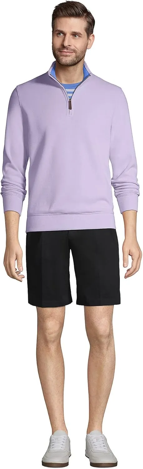 Lands' End Men's Comfort Waist Pleated 9" No Iron Chino Shorts