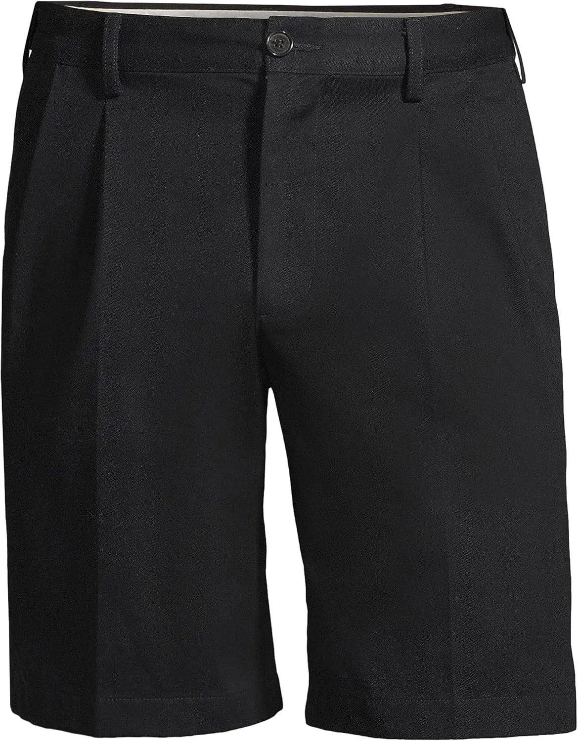 Lands' End Men's Comfort Waist Pleated 9" No Iron Chino Shorts