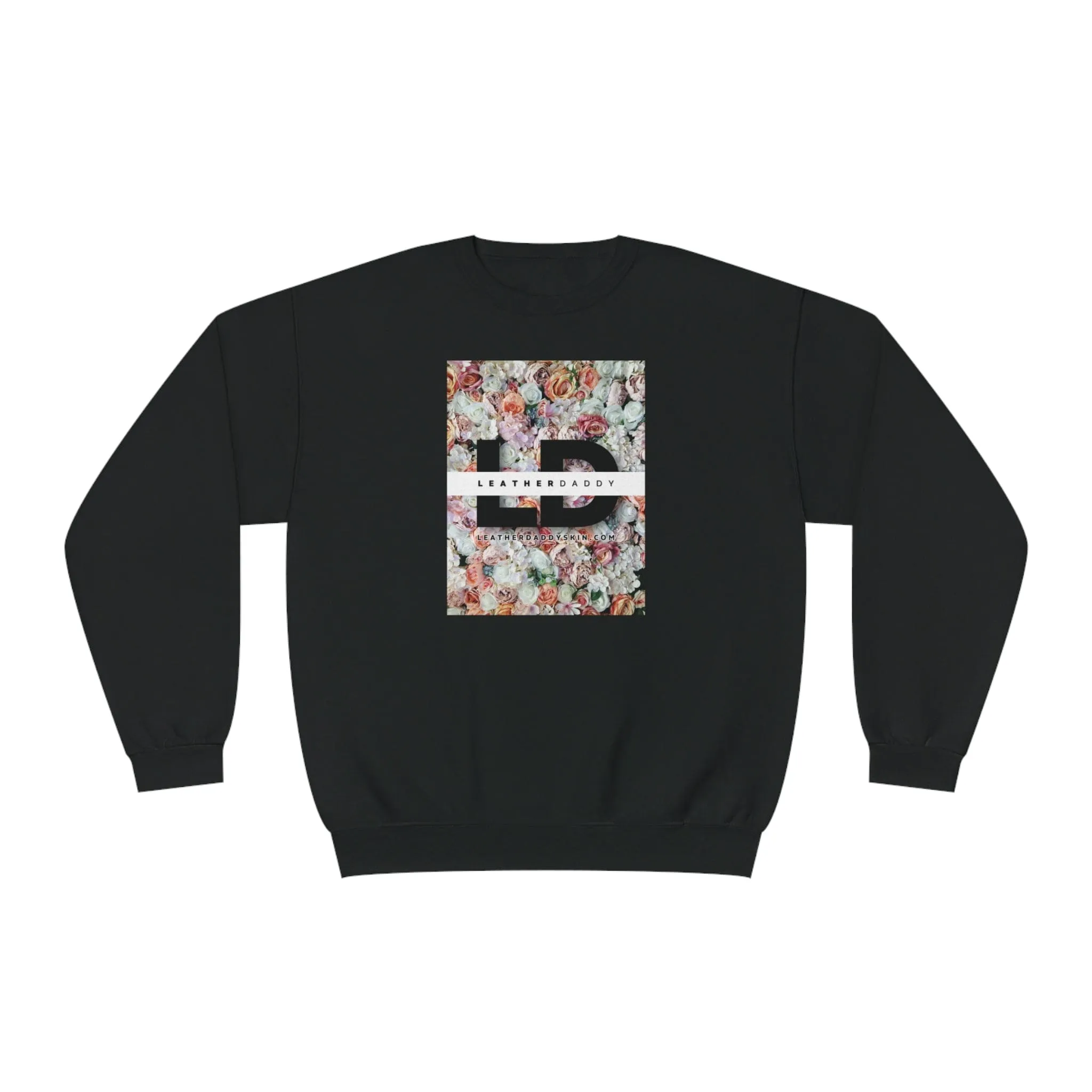 LeatherDaddy Floral Crewneck Sweatshirt - Pinks/Oranges