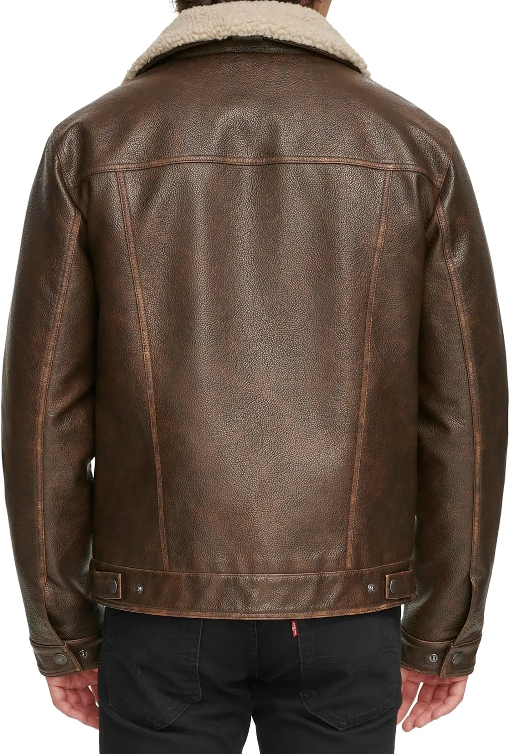 Levi's Men's Faux Leather Classic Trucker Jacket