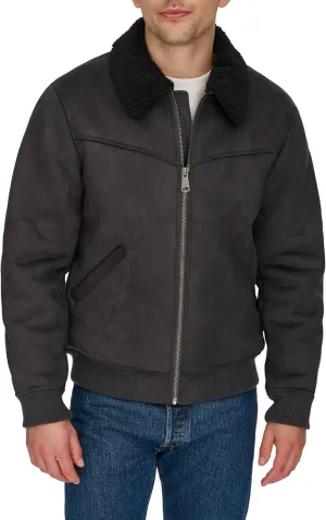 Levi's Men's Faux Shearling Western Bomber Jacket