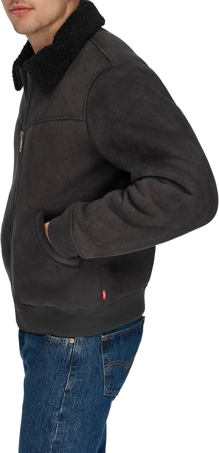 Levi's Men's Faux Shearling Western Bomber Jacket