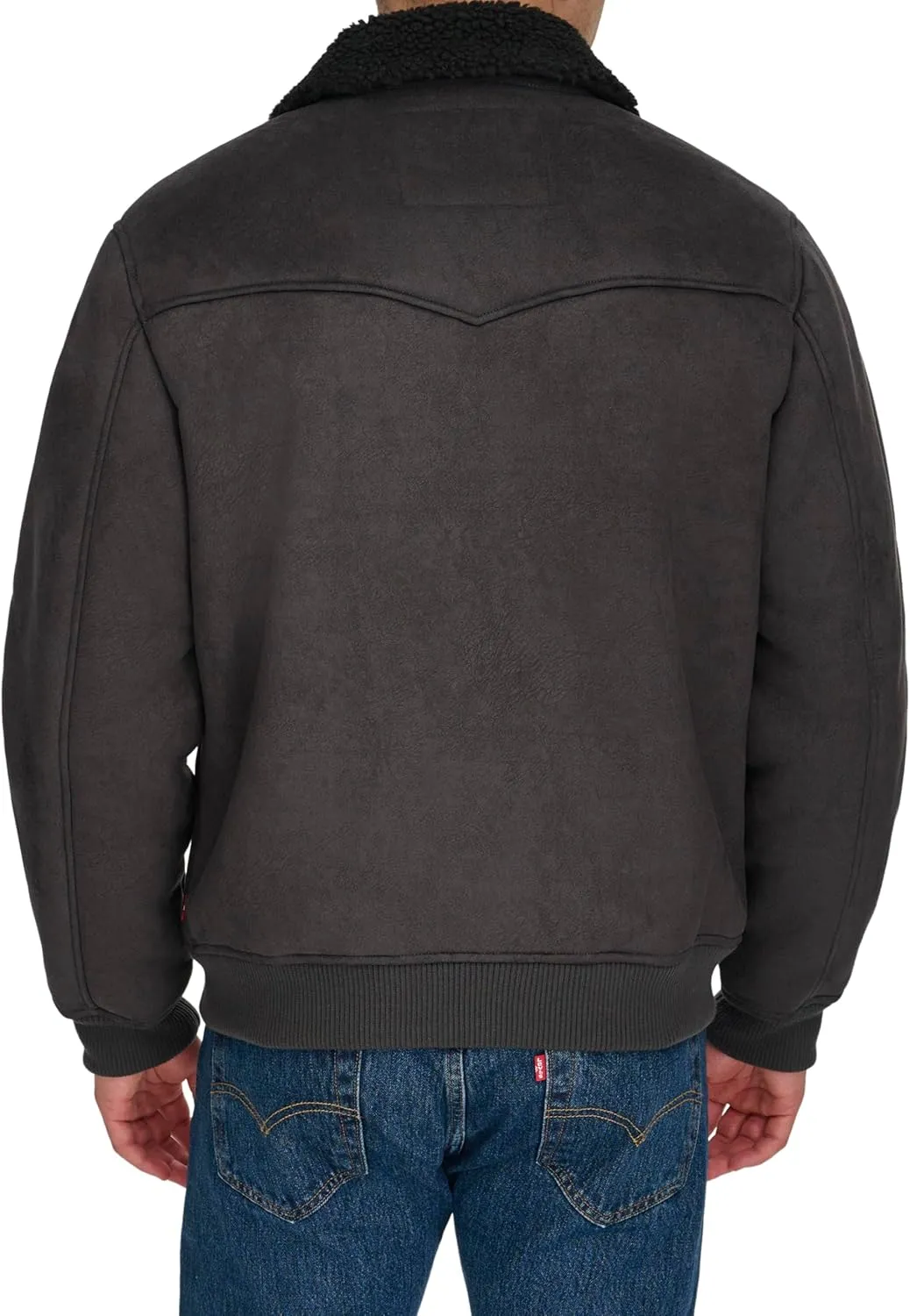 Levi's Men's Faux Shearling Western Bomber Jacket