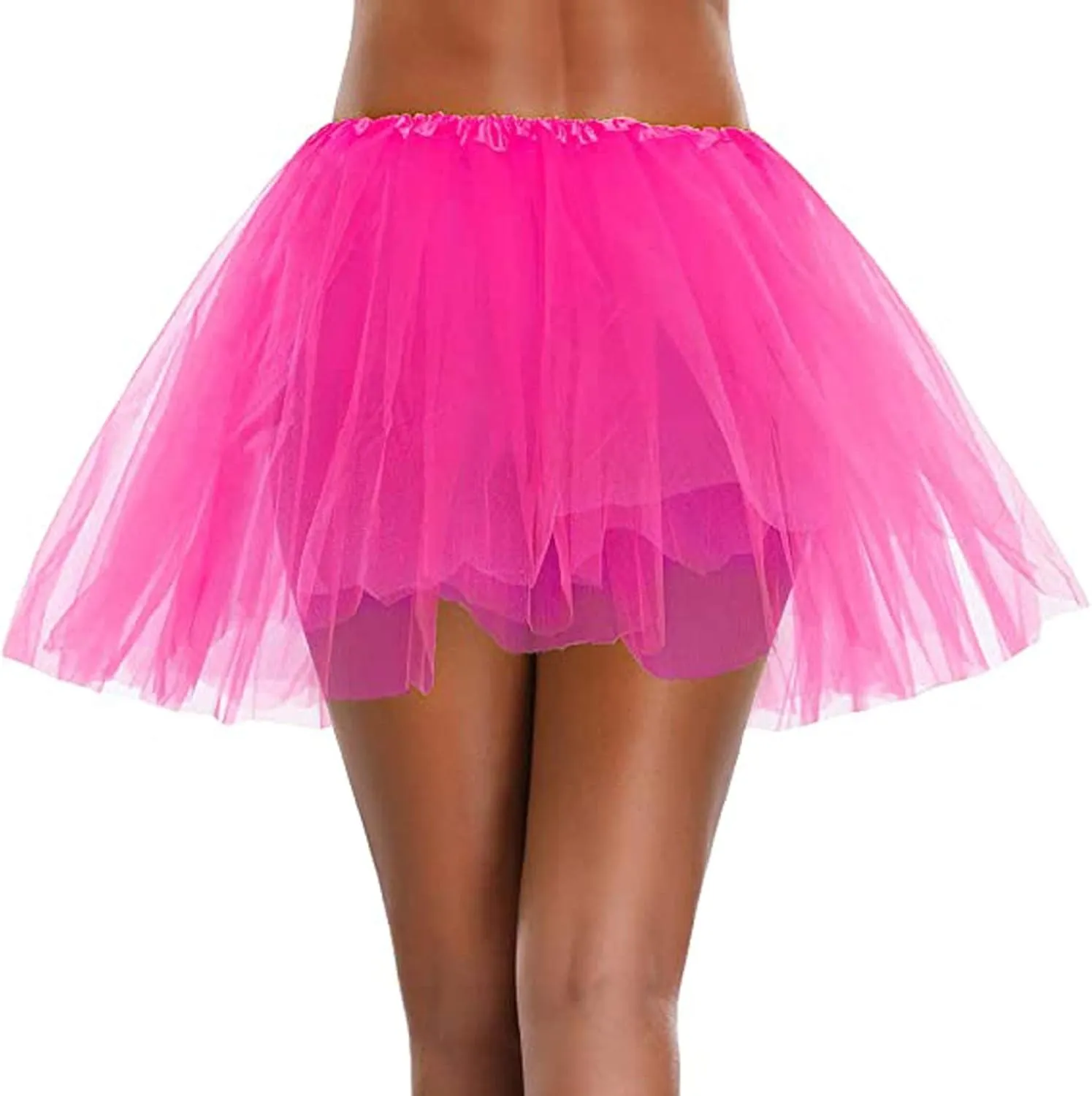 Light Up Tutu Womens Pleated Short Skirt Adult Tutu Dancing Skirt 3 Layered Plus Size Ballet Skirt