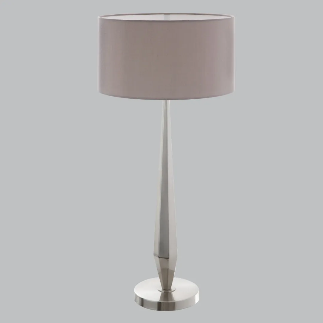 Livingsley Uso Table Lamp – Brushed Nickel