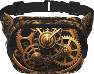 Lost in Time Print Crossbody Waist Bag, Adjustable Everywhere Fanny Packs for Men&Women/Traveling/Outdoors/Hiking