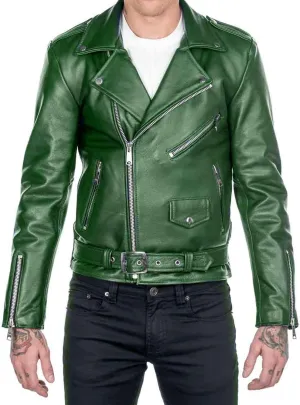 LP-FACON Mens Vintage Brando Motorcycle Rider Classic Biker Jacket Collection Leather/Faux