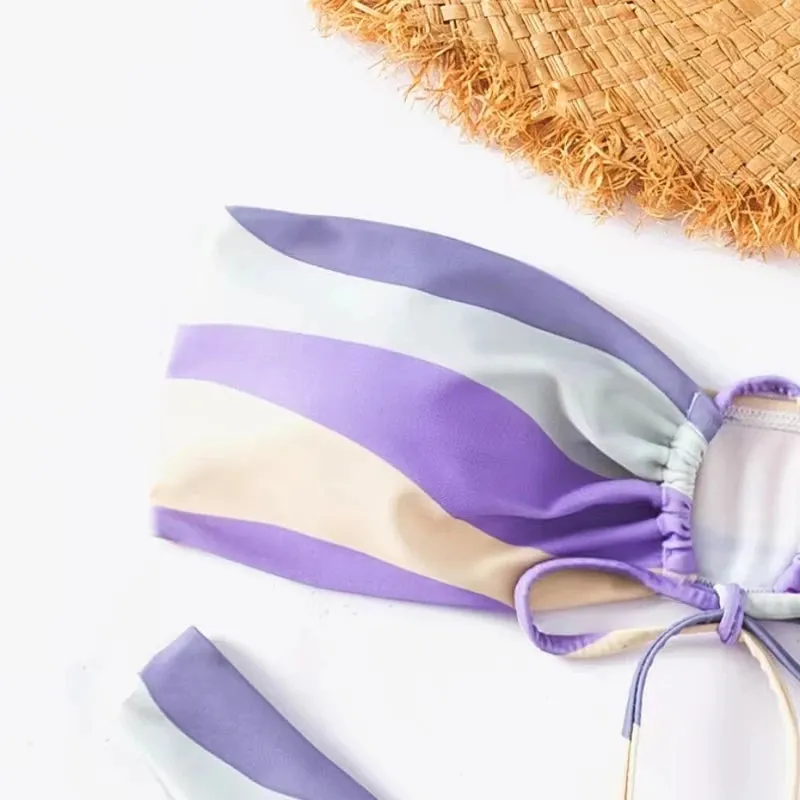 Lucy Bandeau Bikini Set