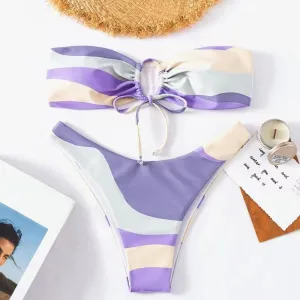 Lucy Bandeau Bikini Set