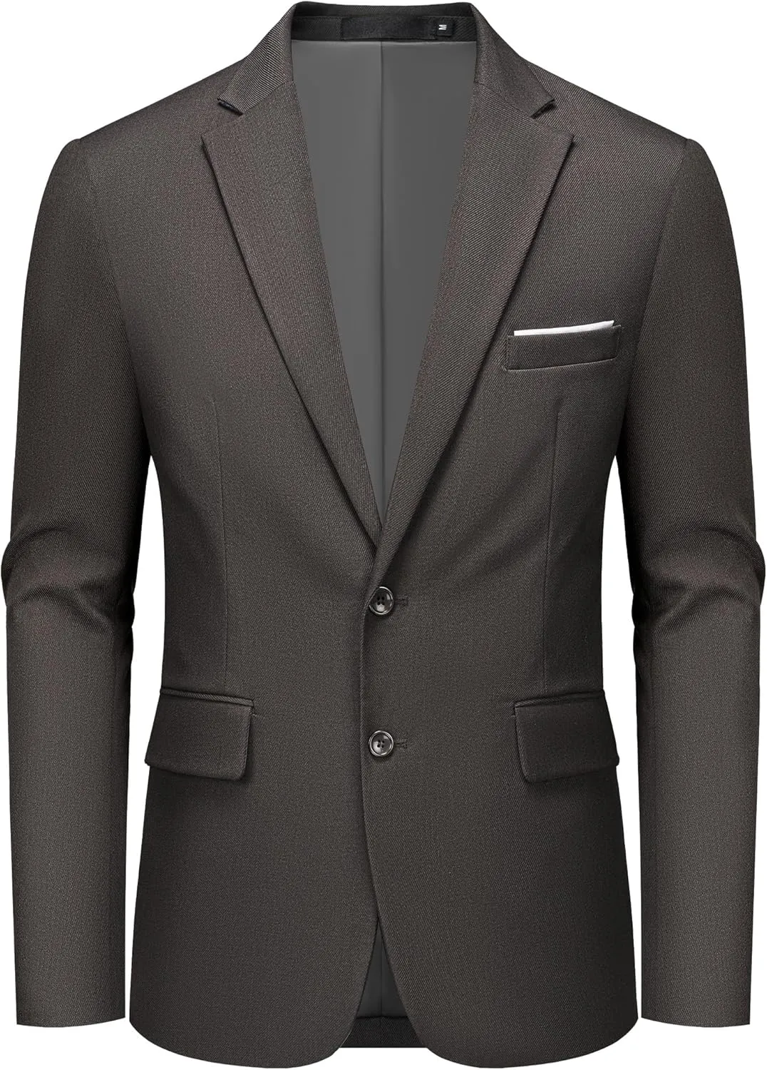 MAGE MALE Men's Two Button Blazer Casual Sport Coats Solid Color Suit Jacket