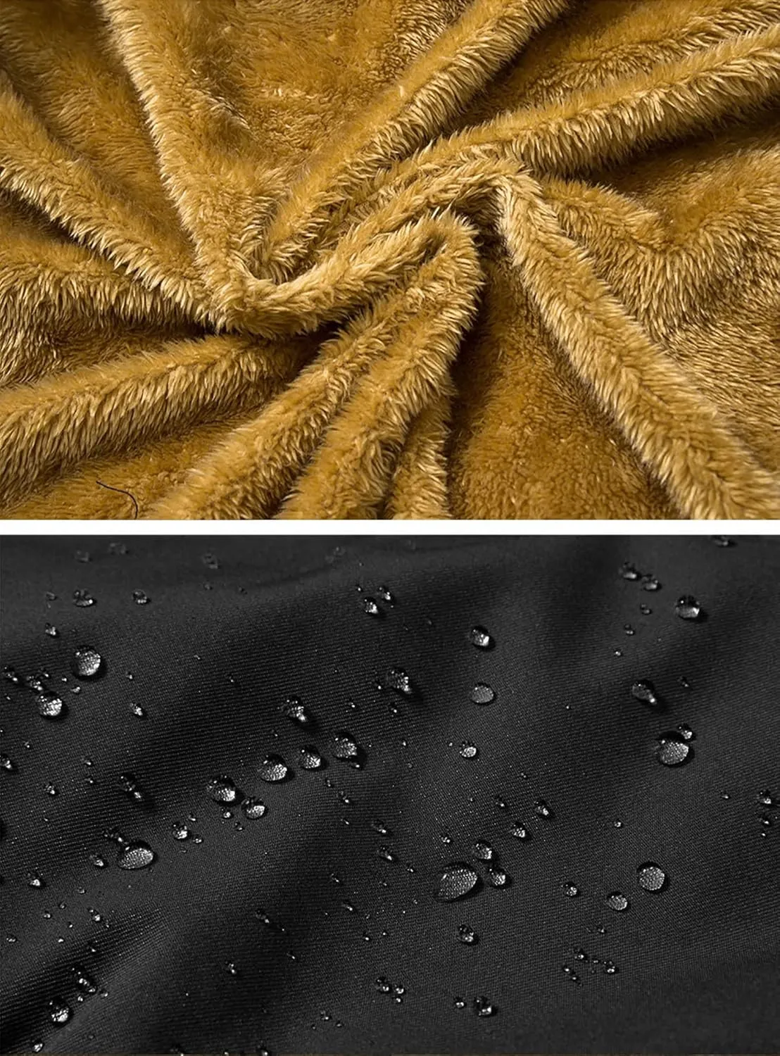 MAGNIVIT Men's Winter Jacket Puffer Coats Thicken Warm Fur Down Parka Jcket with Removable Hood